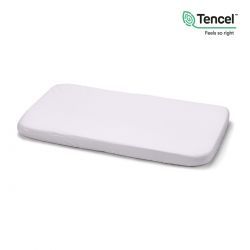 Bajera Ajustable Impermeable Tencel Minicuna 50X82 Cm Liso E Rosa CAMBRASS - 1