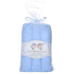 Juego de Gasas 80x80 Azul 3 Piezas