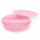 Plato Dividido Twistshake 6m+ Rosa Pastel