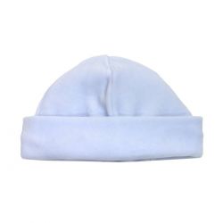 Gorro Terciopelo Liso Celeste T.0