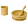 Set de Alimentacion 3 Piezas Silicona Mostaza