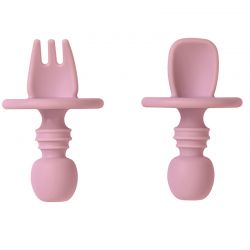 Cubiertos de Iniciación Antiahogo Rosa