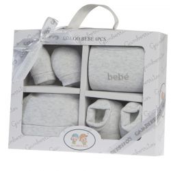 Juego Infantil Gris 4 Piezas