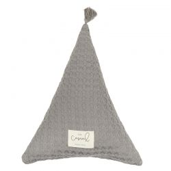 Cojín Triángulo 35x35cm Crochet Dream Marengo