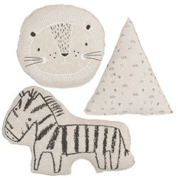 Set 3 Cojines Formas Leon Lino