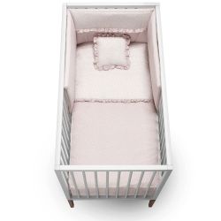Juego 2 Piezas Funda Nordica Cuna 60 Liberty Rosa 100X140X3 Cm