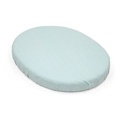 Sábanas Bajeras para Mini Cuna Stokke® Sleepi™ Puntos Verde