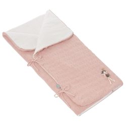 SACO NANA PUNTO BONECA ROSA PALO