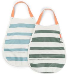 PULL-OVER BABERO 2-PACK STRIPES AZUL/VERDE