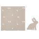 MUSELINA 115X115+DOU DOU 566 BUNNY 522 GB GRIS BEI