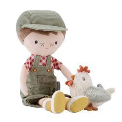 JIM GRANJERO CON GALLINA MUÑECO BLANDITO