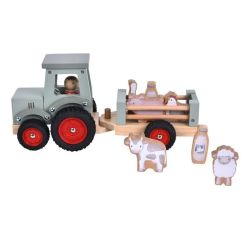 TRACTOR CON TRAILER PEQUEÑA GRANJA FSC L