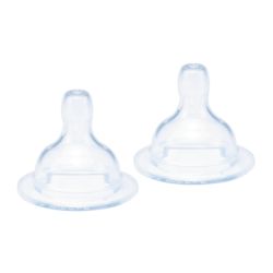 SET 2 TETINAS SILICONA FLUJO RAPIDO