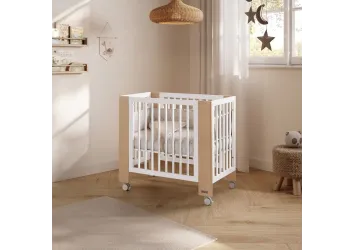 Cuna Convertible de 140 X 70 Converbaby Blanco-Cera Natural Micuna MICUNA - 1