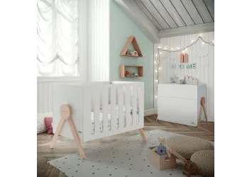 Cuna de Con Relax System Swing Blanco-Cera Natural Micuna MICUNA - 2