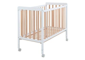 Cuna de 120 X 60 Nordika Blanco-Cera Natural Micuna MICUNA - 1