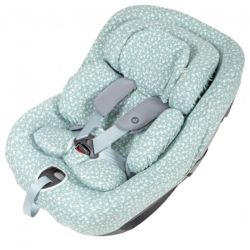 Funda para silla de coche Maxi-Cosi Pearl 360  y Mica Pro Eco i-Size + funda reductor - Mist Green