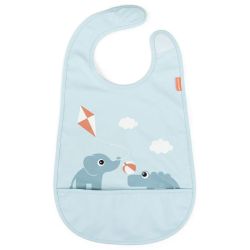 Babero Con Velcro Playground - Azul