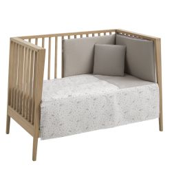 Juego 2 Piezas Colcha I-V. Cuna 60 Abete Beige 60X120X3 Cm