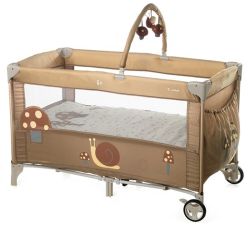 CUNA DE VIAJE TWO LEVEL + TOYS SESAME