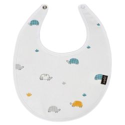 BABERO TORTUGAS/BLANCO