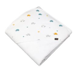 Capa Baño Tortuga Blanco