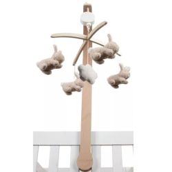 MOVIL MUSICAL DE MADERA BABY BUNNY FSC