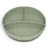 Plato con Divisiones Silicona Verde