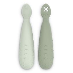 Suavinex Set de Pre-Cucharas de Aprendizaje en Silicona Verde