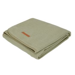 MANTA DE VERANO CUNA PURO OLIVA LITTLE D