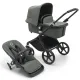 Carrito Bugaboo Fox Cub Completo Negro - Verde Bosque