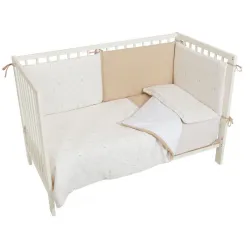 Funda Nórdica Con Relleno + Protector + Funda Almohada 110X155 Botanic Beige