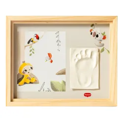 Marco Huellas Tiny Love Con Foto Y Huella Madera