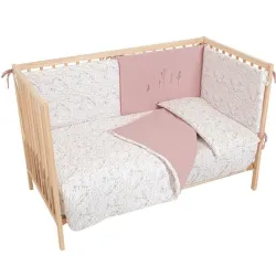 Funda Nórdica + Protector + Funda Almohada 110x155cm Niza Lila