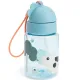 Botella Con Pajita Tiny Farm Azul 280 Ml