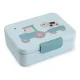 Caja De Almuerzo Con Separador Tiny Farm Azul