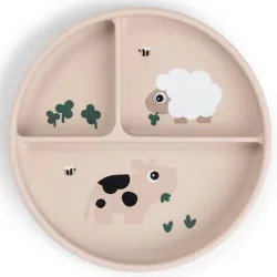 Plato con Compartimentos Stick&Stay Tiny Farm Arena