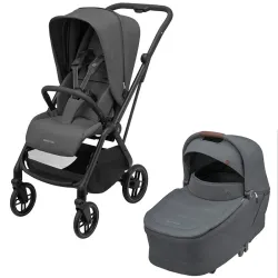Carrito Duo Leona 2 + Capazo Sense Twillic Graphite