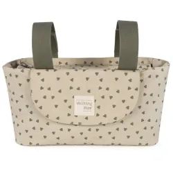 Organizador Corazones Poppy Musgo