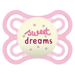 Chupete Perfect Night 2-6 Silicona Brillante - Rosa