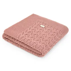 Manta Punto Higuera (73x98 Cm) Rosa Blush