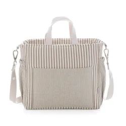Bolso Maternal Pack Derby Beige 16X43X37 Cm