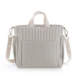 Bolso Maternal Pack Derby Gris 16X43X37 Cm