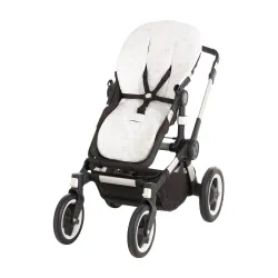 Colchoneta Silla Universal Reversible Oval Merlo Crudo 43X88X1 Cm