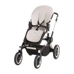 Colchoneta Silla Universal Reversible Oval Zico Gris 43X88X1 Cm