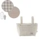Juego Colchoneta Silla Oval + Bolso Vicky Beige