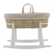 Moises Palma Acolchado + Pata Madera Blanco Derby Beige/Bco 39X80X61 Cm