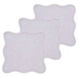 Pack 3 Toallas Faciales 30X30 Cm Me-Terry Wavy Soft Lavender