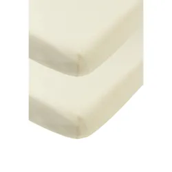 Sabana Bajera Ajustable Cuna 60 Pack 2 60X120 Cm Me-Uni Nature