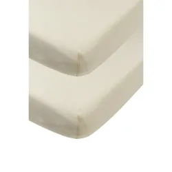 Sabana Bajera Ajustable Cuna 60 Pack 2 60X120 Cm Me-Uni Soft Sand
